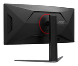 AOC G4 CU34G4ZCA computer monitor 86.4 cm (34") 3440 x 1440 pixels Wide Quad HD Black, Red