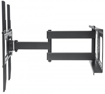 Manhattan Wall Mount for TV & Monitors (Full Motion), For screens 32" to 55", VESA compatability: all between 200x200mm and 400x400mm - check the dimensions of the four mounting holes on back of screen to ensure it fits, Max 50kg, Black, Bracket, Lifetime