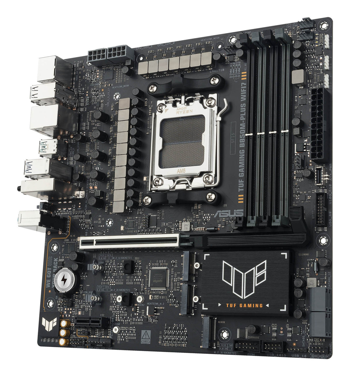 ASUS TUF GAMING B850M-PLUS WIFI7 AMD B850 Socket AM5 micro ATX