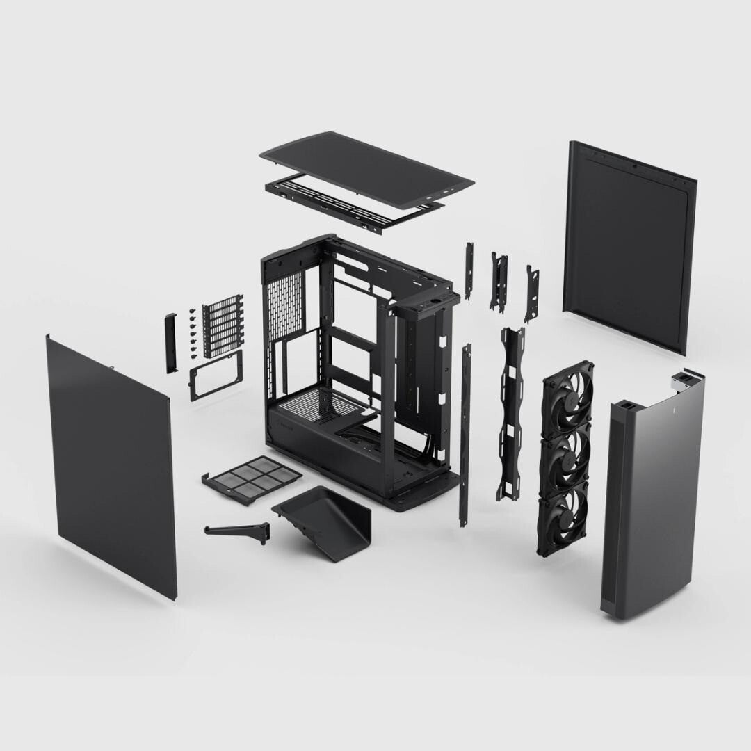 Fractal Design Define One Dark Solid Midi Tower Black