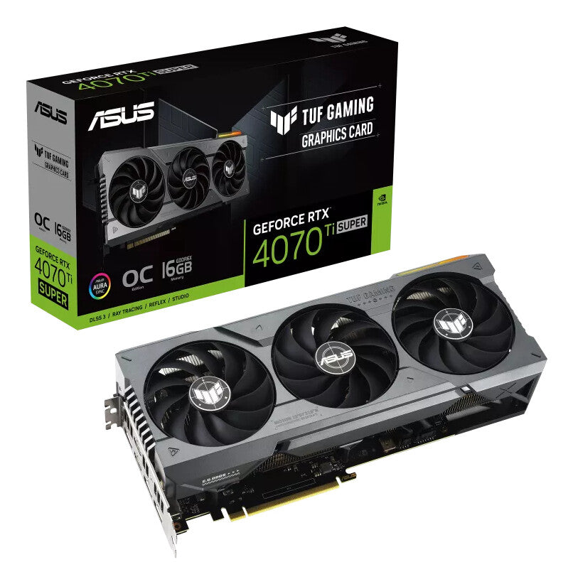 ASUS TUF Gaming TUF-RTX4070TIS-O16G-GAMING NVIDIA GeForce RTX 4070 Ti SUPER 16 GB GDDR6X