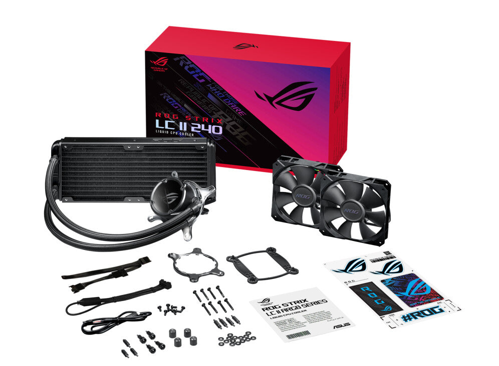 ASUS ROG STRIX LC II 360 Processor Liquid cooling kit 12 cm Black 1 pc(s)