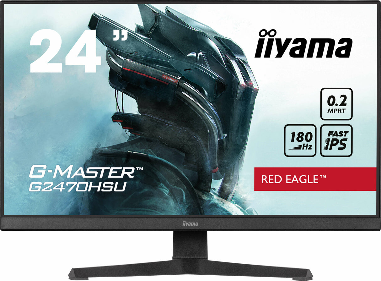 iiyama G-MASTER G2470HSU-B6 computer monitor 60.5 cm (23.8") 1920 x 1080 pixels Full HD LCD Black