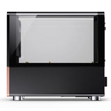 Jonsbo V12 BLACK computer case Black, Wood