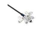Kensington Slim N17 2.0 Keyed Dual Head Laptop Lock for Wedge-Shaped Slots