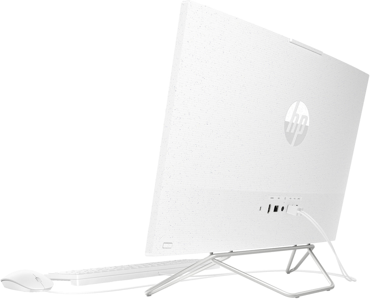 HP 24-cb1041na Intel® Core™ i5 i5-1235U 60.5 cm (23.8") 1920 x 1080 pixels All-in-One PC 8 GB DDR4-SDRAM 256 GB SSD Windows 11 Home Wi-Fi 5 (802.11ac) White