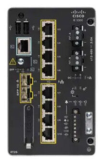 Cisco Catalyst IE-3300-8T2S-E network switch Managed L2 Gigabit Ethernet (10/100/1000) Black