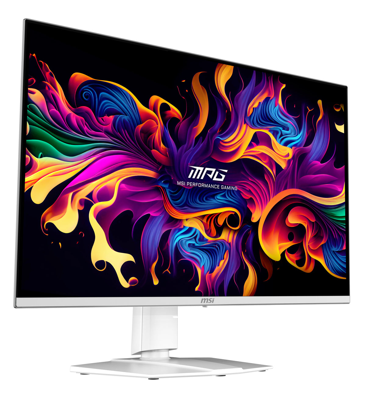 MSI MPG 321URXW QD-OLED computer monitor 80 cm (31.5") 3840 x 2160 pixels 4K Ultra HD White