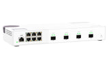 QNAP QSW-M2106-4S network switch Managed L2 2.5G Ethernet (100/1000/2500) White