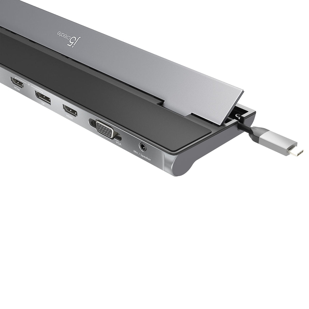 j5create JCD543P USB-C™ Triple Display Docking Station with 100W PD Adapter