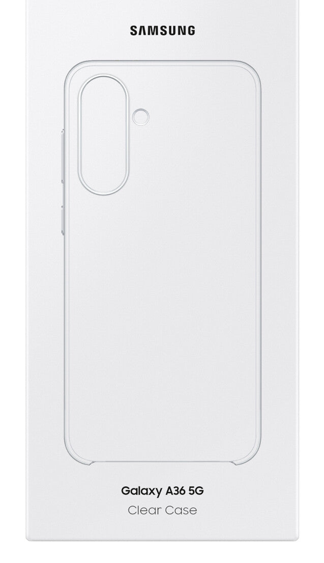 Samsung EF-QA366 mobile phone case 17 cm (6.7") Cover Transparent
