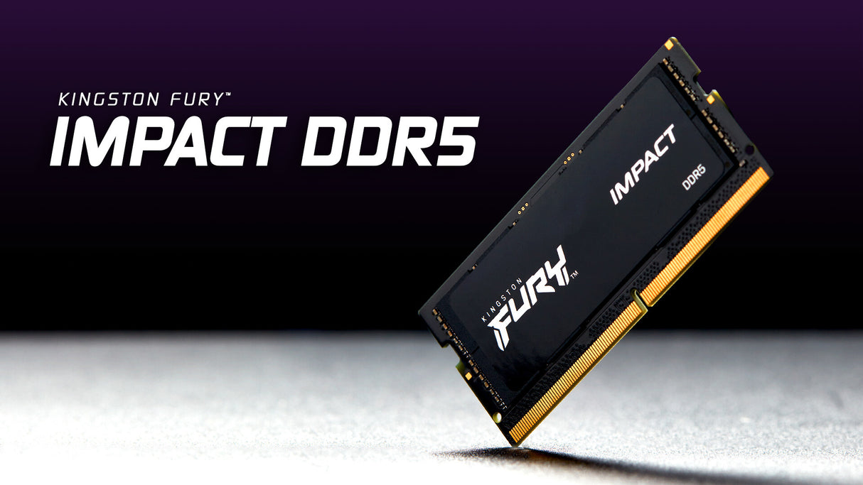 Kingston Technology FURY 16GB 4800MT/s DDR5 CL38 SODIMM (Kit of 2) Impact