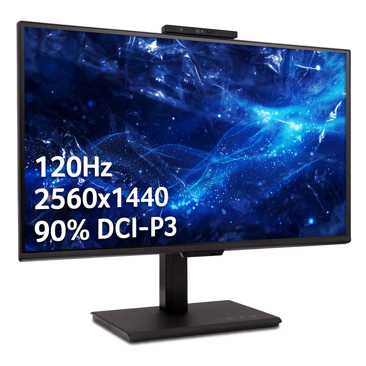 Acer B8 Vero B278UG - 27", Quad HD (2560x1440), 120Hz, 4ms, AMD Adaptive-Sync, KVM Switch, 5MP Webcam, Monitor