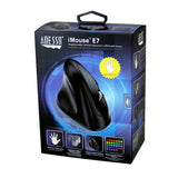 Adesso iMouse E7 - Left-Handed Vertical Ergonomic Programmable Gaming Mouse with adjustable weight