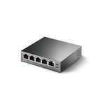 TP-LINK (TL-SF1005P) Switch de bureau non géré 10/100 à 5 ports, 4 ports PoE, boîtier en acier