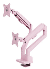 Arozzi AZ-ALZARE-NEO-DUO-PNK monitor mount / stand 81.3 cm (32") Desk Pink