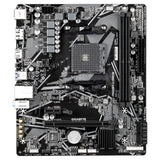 GIGABYTE A520M H ARGB Motherboard - Supports AMD Ryzen 5000 Series CPUs, up to 5100MHz DDR4 (OC), PCIe 3.0 x4 M.2, 1 GbE LAN, USB 3.2 Gen 1