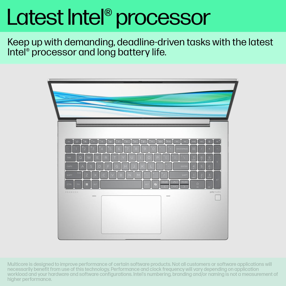 HP ProBook 440 G11 Intel Core Ultra 5 125U Laptop 35.6 cm (14") WUXGA 16 GB DDR5-SDRAM 256 GB SSD Wi-Fi 6E (802.11ax) Windows 11 Pro AI PC Silver