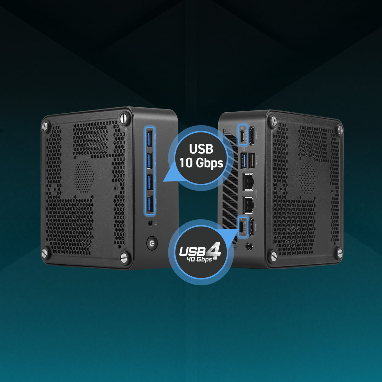 MSI Cubi Z AI 8M AMD Ryzen 7 8845HS, Desktop PC, SFF, Mini Computer, HTPC, (16GB RAM, 1TB Storage, Windows 11 PRO), AMD Radeon Graphics/DDR5/Dual HDMI/Dual LAN/WiFi 6E/BT 5.3/VESA