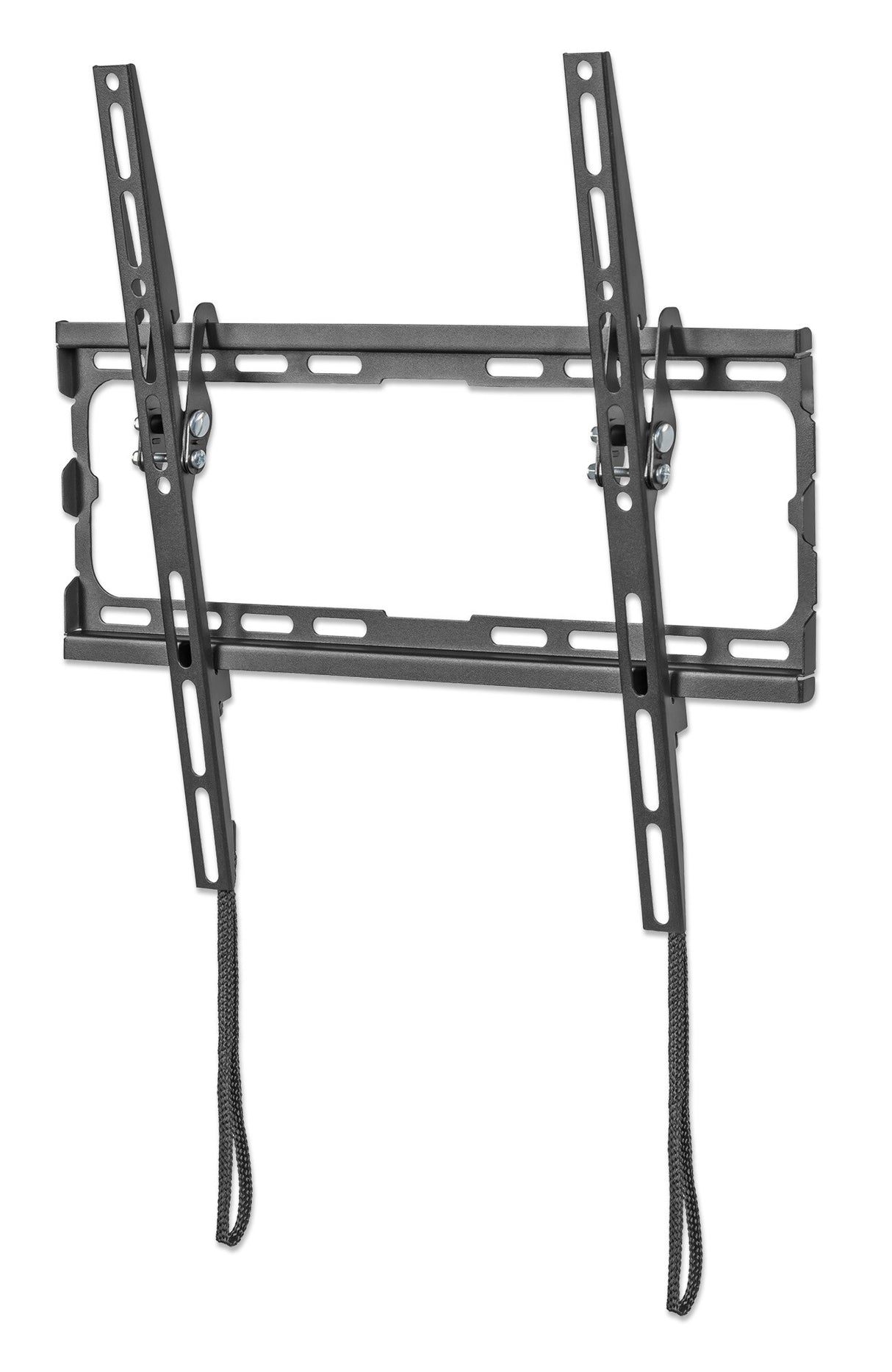 Manhattan Wall Mount for TV & Monitors (Tiltable), For screens 32" to 55", VESA compatability: all between 200x200mm and 400x400mm - check the dimensions of the four mounting holes on back of screen to ensure it fits, Max 35kg, Black, Bracket