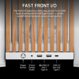 Corsair FRAME 4000D WOOD RS Midi Tower Wood, White