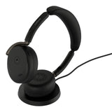 Jabra Evolve3 65 Flex MS - USB-A with Dongle - Black (Wireless Charging Pad)