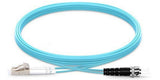 Origin Storage LC-ST OM4 Fibre Patch Cable Multimode Duplex Aqua 3m