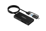 Origin Storage USB3.2 Gen1 Multi-Ports Card Reader with USB-C and USB-A adapter
