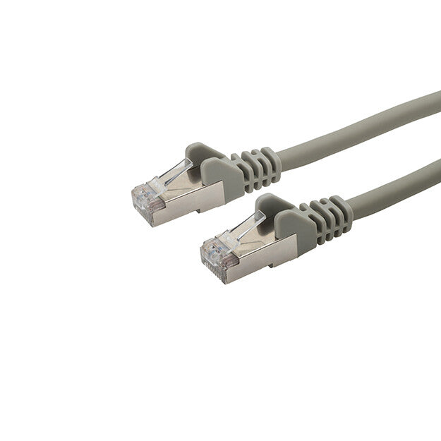 connektgear 3m RJ45 CAT6a SSTP Stranded Flush Moulded LS0H Network Cable - 26AWG - Grey