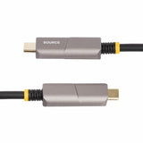 StarTech.com 50ft (15m) USB-C to HDMI 2.0 Active Optical Cable (AOC), 4K 60Hz, CL3 Rated, Unidirectional USB Type-C to HDMI Adapter Cable