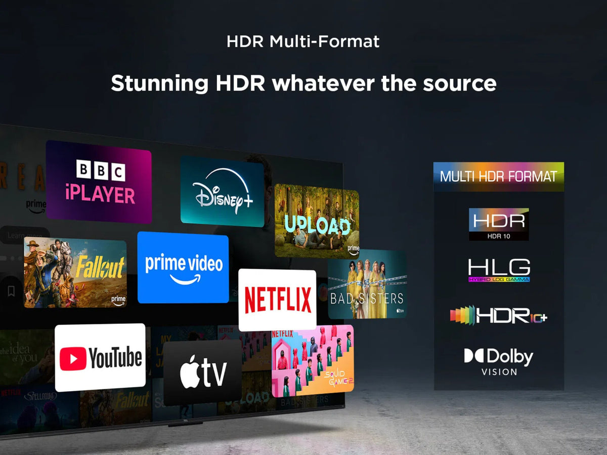 TCL T6C -UK 43 inch QLED 4K HDR 10+ Dolby Vision & Atmos Smart Fire TV