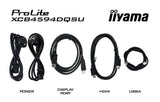 iiyama ProLite XCB4594DQSU-B1 computer monitor 113 cm (44.5") 5120 x 1440 pixels Dual QHD LED Black
