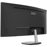 MSI Pro MP341CQ 34 Inch Curved Monitor, 1500R, UWQHD (3440 x 1440), 21:9, 100Hz, VA, 4ms, HDMI, VGA, Built-in Speakers, Anti-Glare, Anti-Flicker, Less Blue light, TÜV Certified, VESA, Kensington, Black