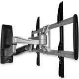 StarTech.com Full Motion TV Wall Mount - Heavy Duty Articulating TV Wall Mount Bracket for 32" to 75" (165lb/75kg) VESA Display - Universal Adjustable Tilt/Swivel Flat Screen Arm - Silver