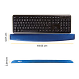 Fellowes 9178401 wrist rest Gel, Polyurethane Blue