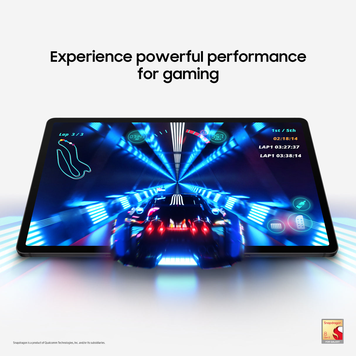 Samsung Galaxy Tab S9+ SM-X810N Qualcomm Snapdragon 256 GB 31.5 cm (12.4") 12 GB Wi-Fi 6 (802.11ax) Android 13 Beige