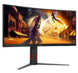 AOC G4 CU34G4Z computer monitor 86.4 cm (34") 3440 x 1440 pixels Wide Quad HD LED Black, Red