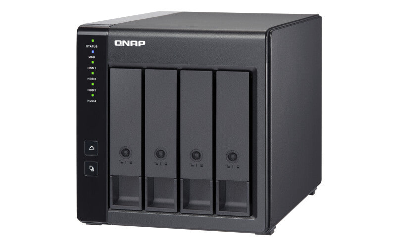 QNAP TR-004 storage drive enclosure HDD/SSD enclosure Black 2.5/3.5"