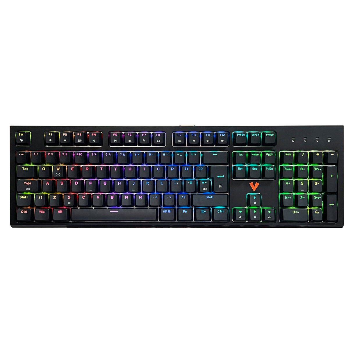 VIDA MAGNA MAGNETIC USB RGB keyboard Gaming QWERTY UK English Black