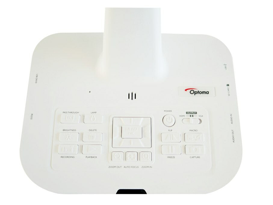 Optoma DC460 document camera White 25.4 / 3.2 mm (1 / 3.2") CMOS USB 2.0