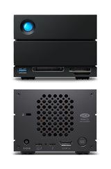 LaCie 2big Dock disk array 48 TB Desktop Black