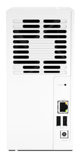 QNAP TS-233 NAS/storage server Mini Tower ARM Cortex-A55 2 GB QNAP QTS White