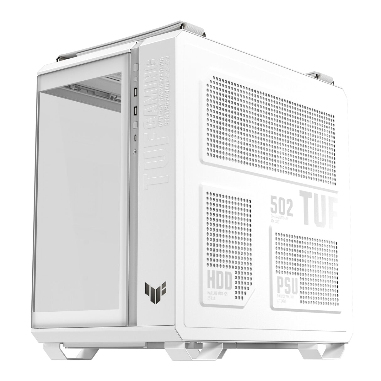 ASUS TUF GAMING GT502 Horizon TG ARGB White Midi Tower