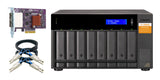 QNAP TL-D800S storage drive enclosure HDD/SSD enclosure Black, Grey 2.5/3.5"