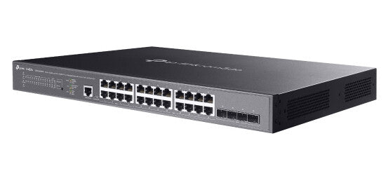 TP-Link Omada SG3428XMPP network switch Managed L2+ Gigabit Ethernet (10/100/1000) Power over Ethernet (PoE) 1U Black