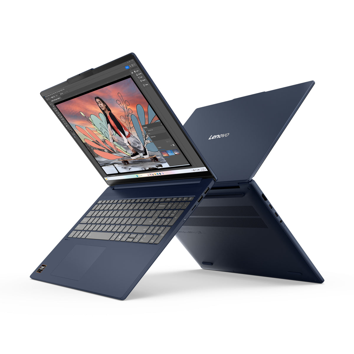 Lenovo IdeaPad Slim 5 16AHP10 AMD Ryzen™ 7 8845HS Laptop 40.6 cm (16") 2.8K 32 GB DDR5-SDRAM 1 TB SSD Wi-Fi 7 (802.11be) Windows 11 Home Blue English