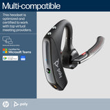 POLY Voyager 5200 USB-A Bluetooth Headset +BT700 dongle