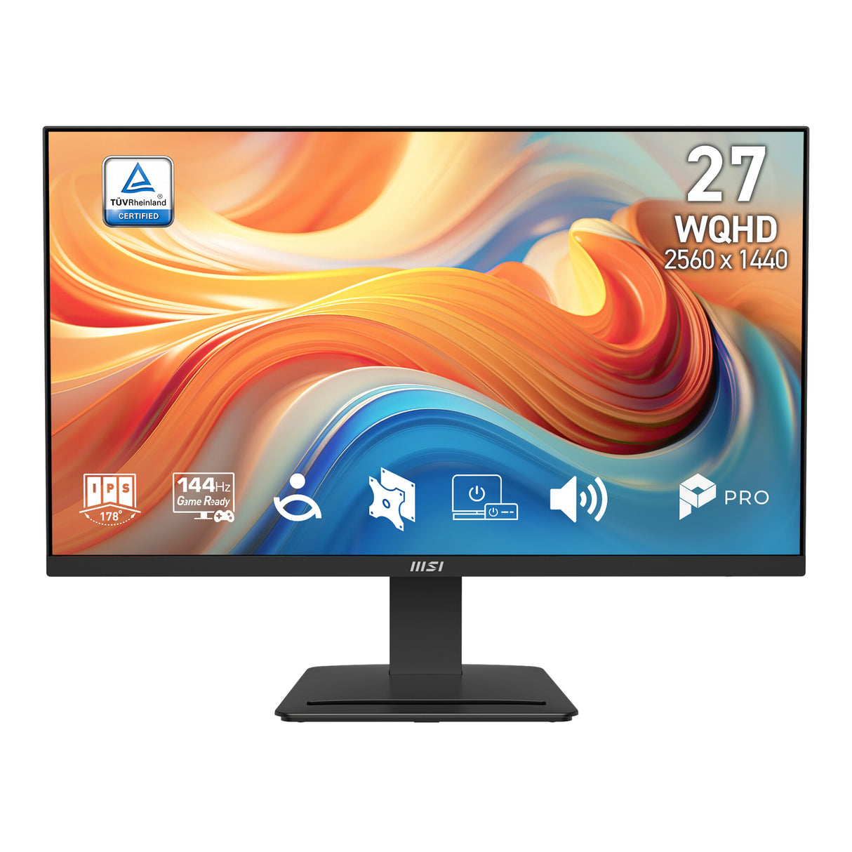 MSI Pro MP273Q E14 computer monitor 68.6 cm (27") 2560 x 1440 pixels Wide Quad HD Black