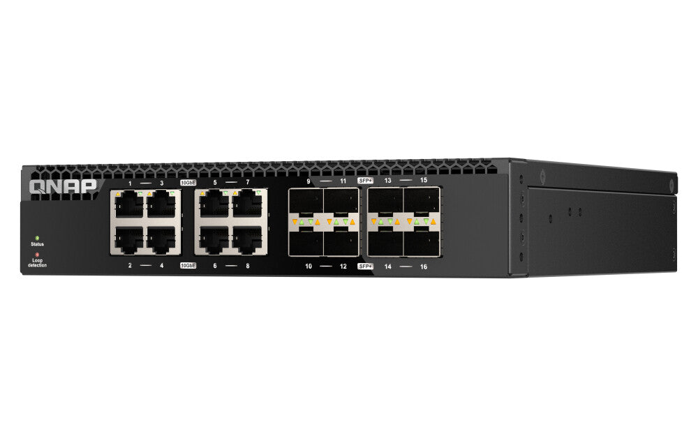 QNAP QSW-3216R-8S8T network switch Unmanaged L2 10G Ethernet (100/1000/10000) Black