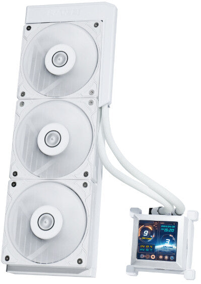 Lian Li HSLCD36SW computer cooling system Computer case All-in-one liquid cooler 12 cm White